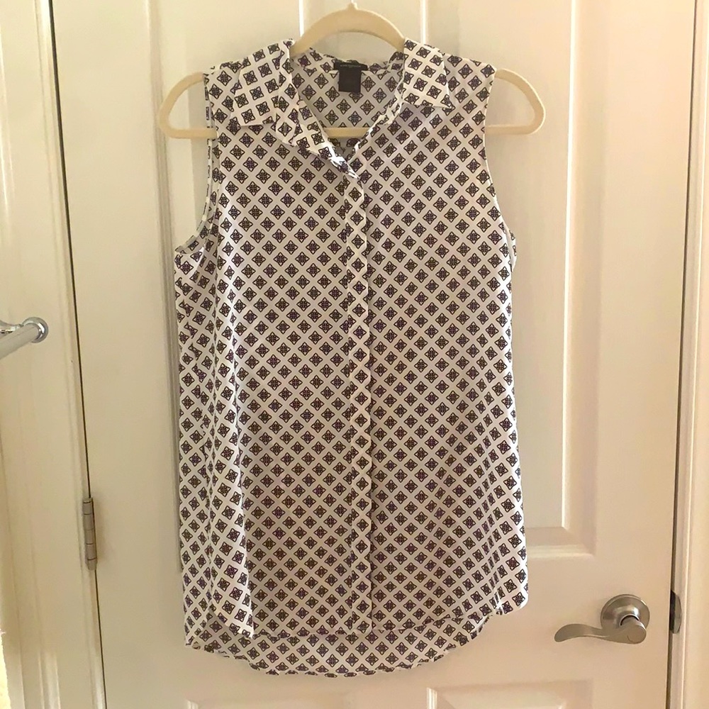 Hi-low summer blouse